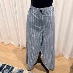 Topshop Blue and White Striped Pants